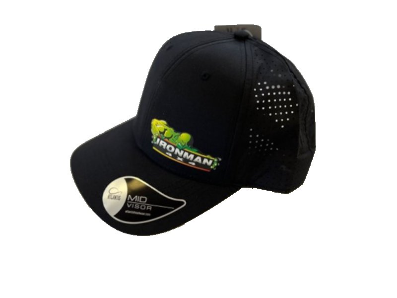 CAP002 CURVED PEAK BLACK CAP