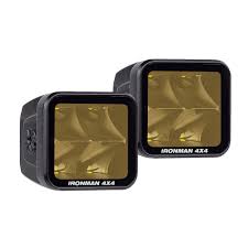 Cube Flood Beam (Amber 70 X 64mm) ILED20BA