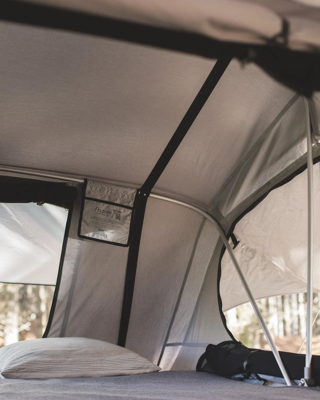 Crow's Nest Soft Shell Rooftop Tent - Extended - Grey