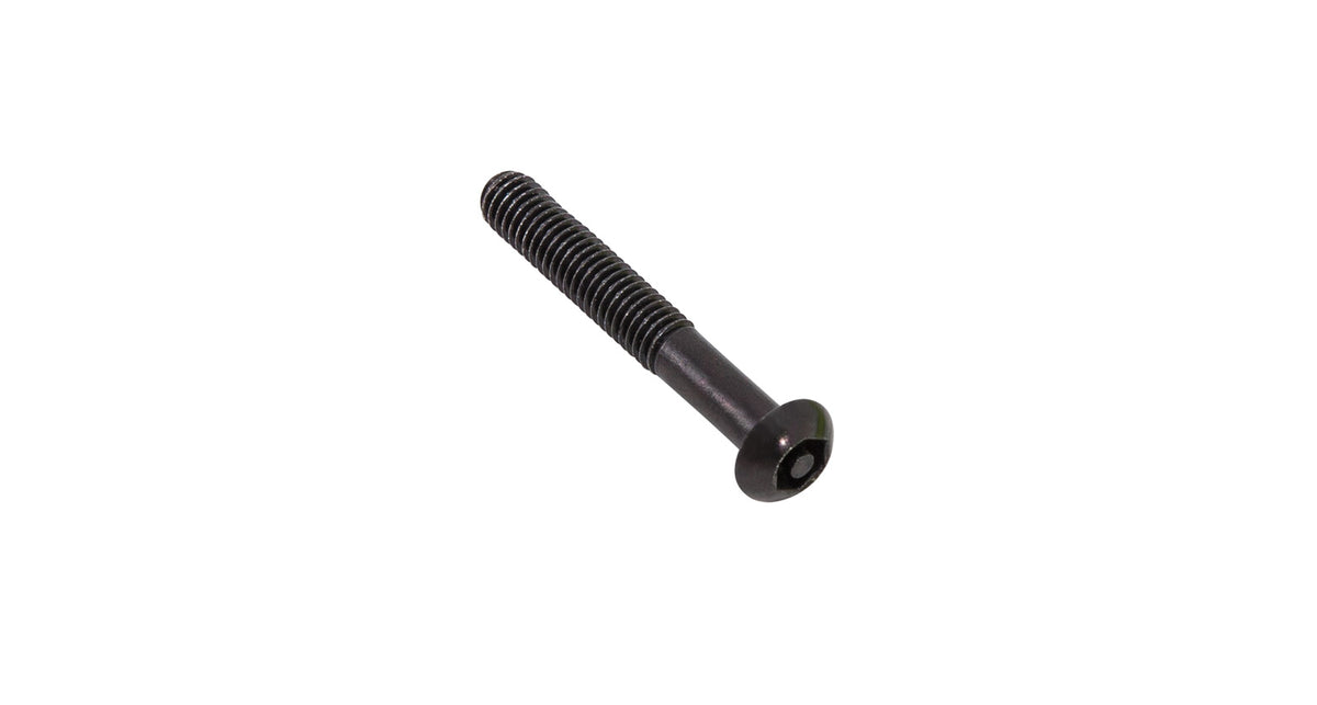 M6 x 40mm Black Button Head Security Screw (Stainless Steel) (6 Pack ...