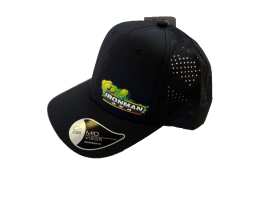 CAP002 CURVED PEAK BLACK CAP