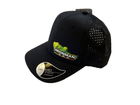 CAP002 CURVED PEAK BLACK CAP