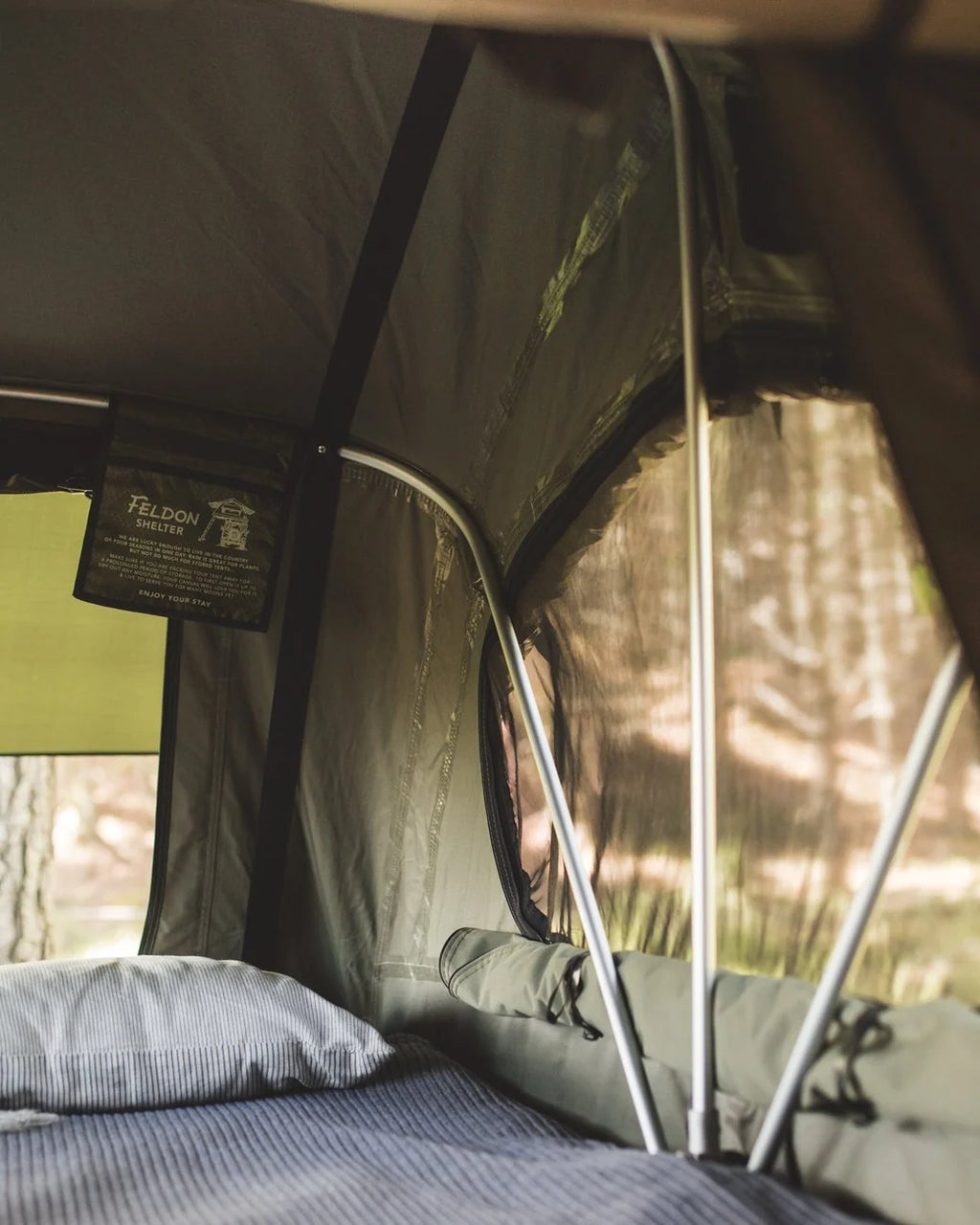 Crow's Nest Soft Shell Rooftop Tent Regular - Green