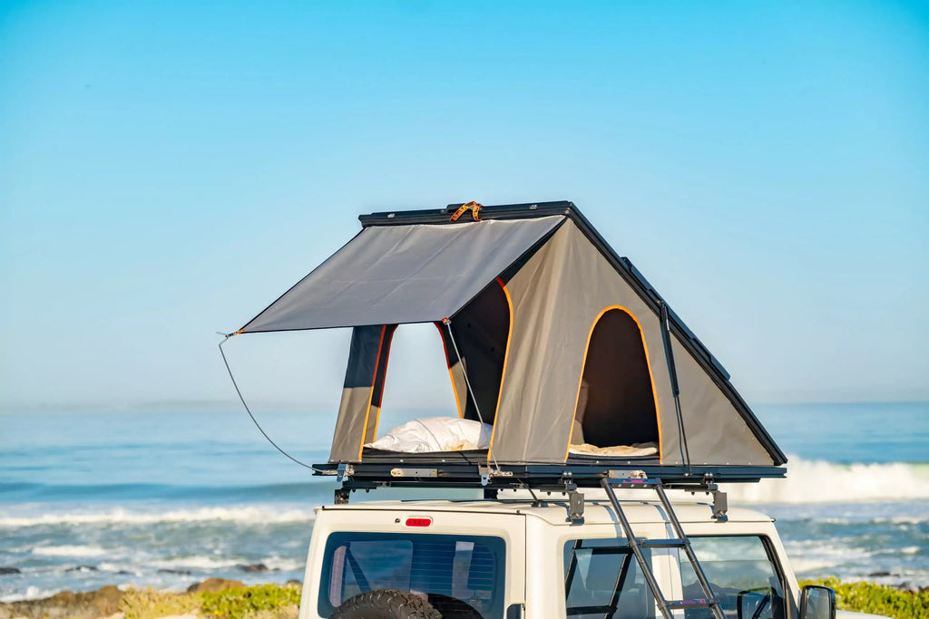 Alu-Cab LT50 Lightweight Roof Top Tent includes ladder