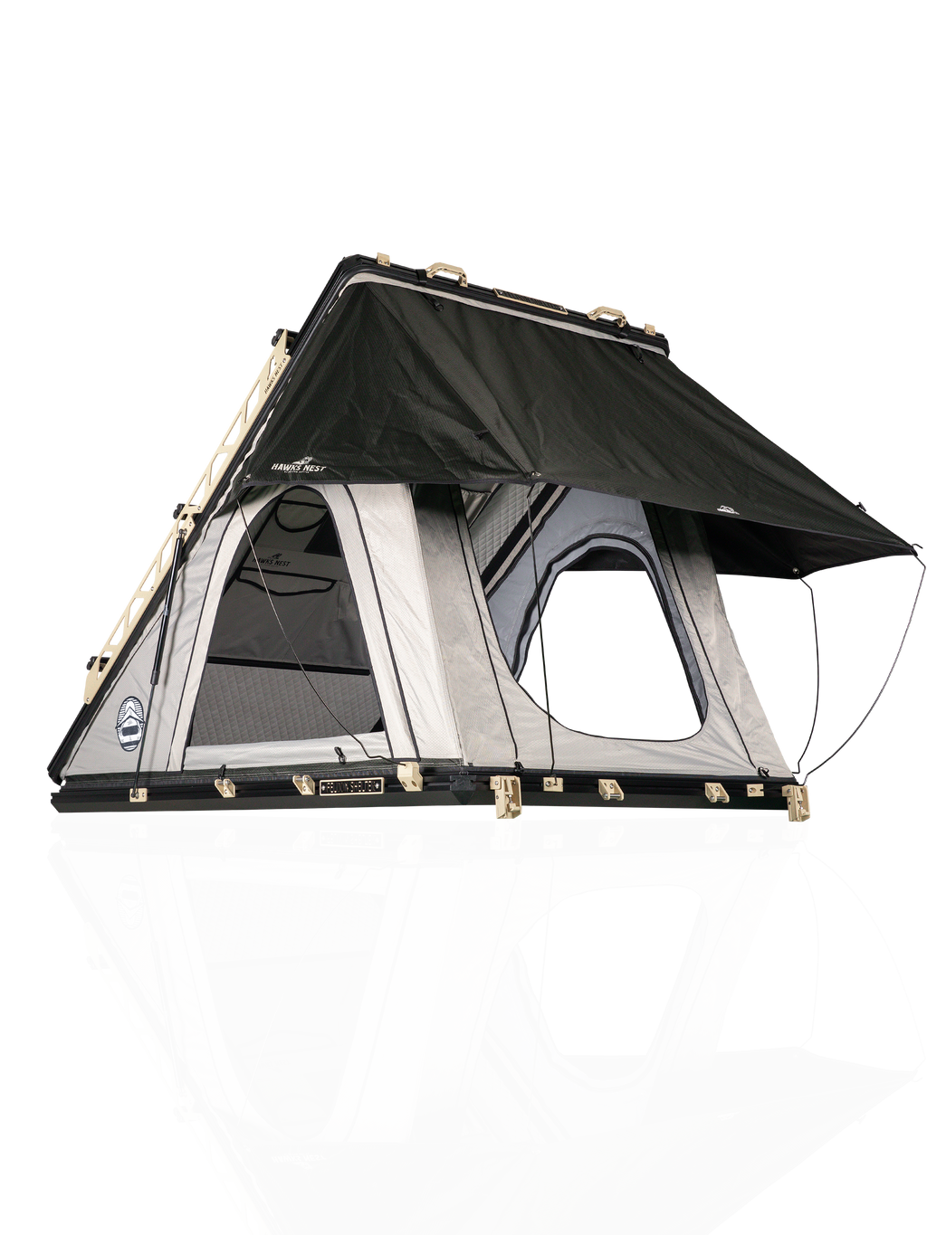 Hawk's Nest V2 Rooftop Tent - Low-Pro - Grey