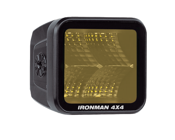 Cube Flood Beam - Amber 70 X 64mm