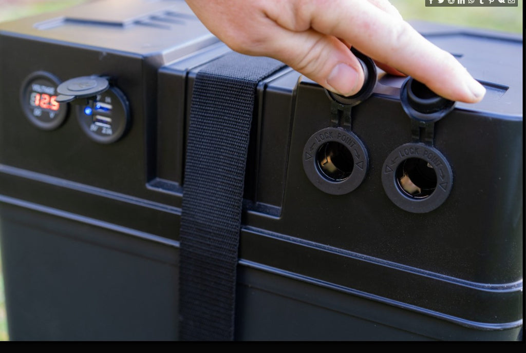 PORTABLE BATTERY BOX IBATTBOX0012 4x4 Offroad Solutions