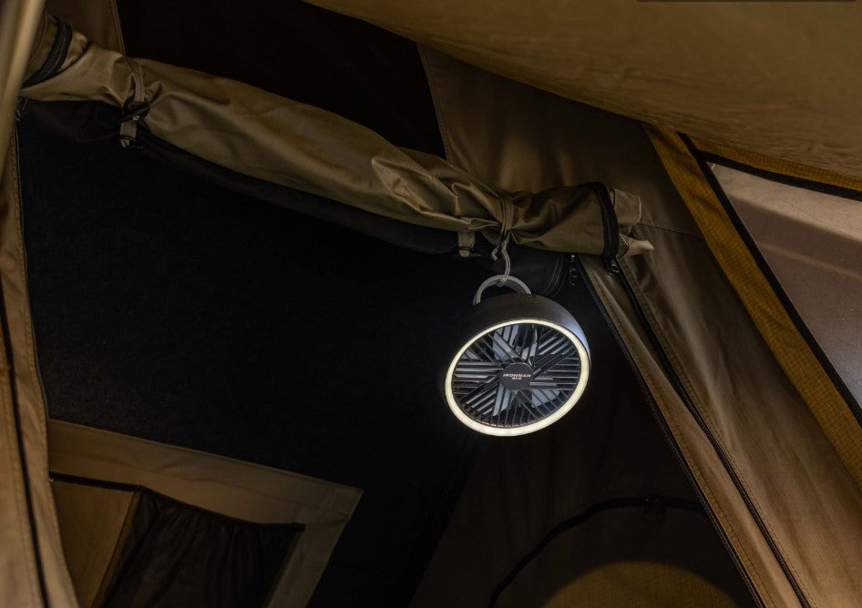 Hi Flow Tent Fan and LED Light - ITENTFAN003