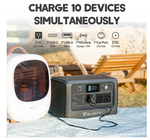 BLUETTI EB70 PORTABLE POWER STATION | 1000W (1400W SURGE) 716WH