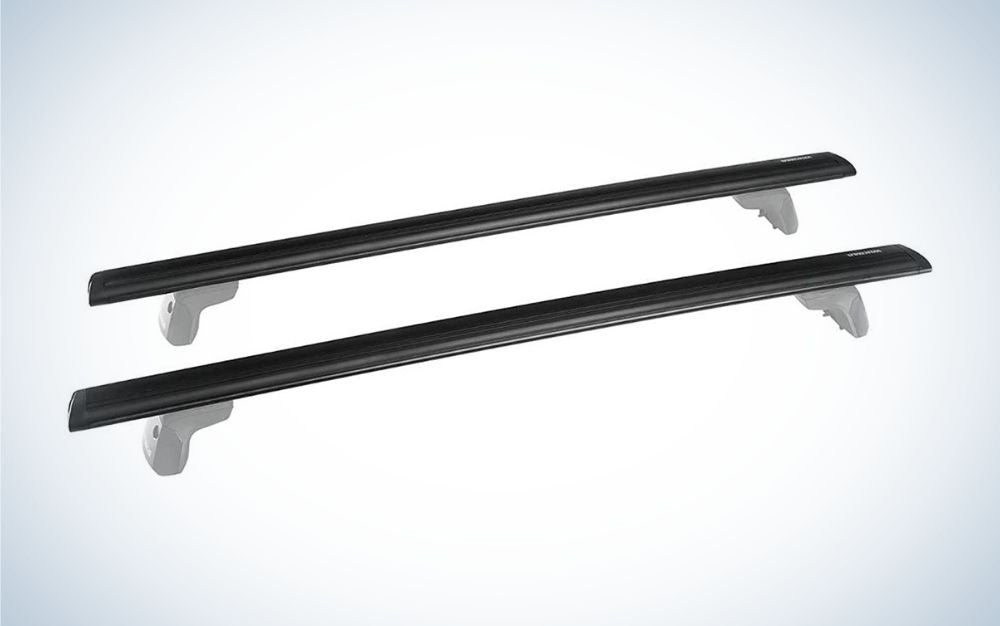 JetStream Bars S 127 cm Black Pack of 2 Aluminum T-slot Aerodynamic Roof Rack Crossbars 9813501