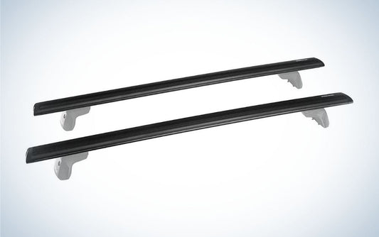 JetStream Bars S 127 cm Black Pack of 2 Aluminum T-slot Aerodynamic Roof Rack Crossbars 9813501