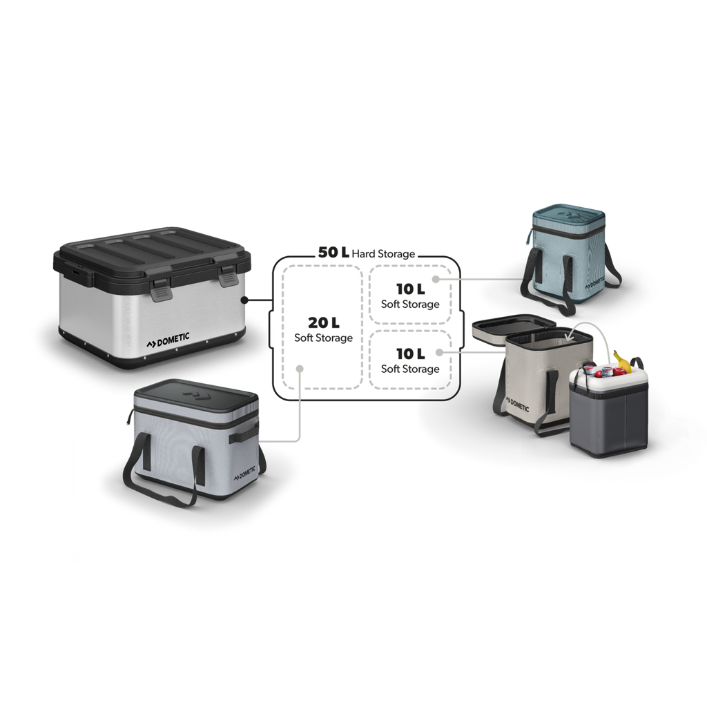 Dometic GO Soft Storage 10L and Insulation Bag - Silt -