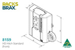 RACKSBRAX HD Hitch Standard 8159