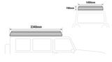 Swift Rooftop Tent 1400 IRTT0012