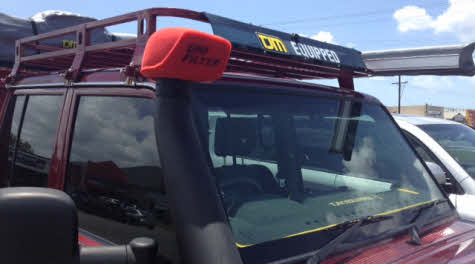 UNIFILTER PRE CLEAN 44/3 PACK OF 3 Ram Head Cover to suit most LRG post 2010 Safari snorkels  3 Pack