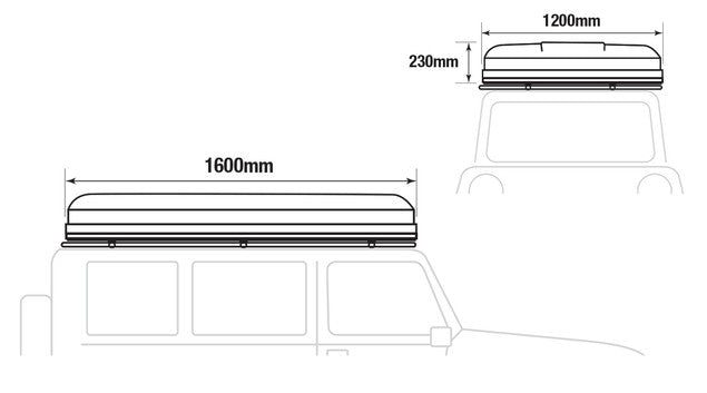 NOMAD 1300 ROOFTOP TENT IRTT0023