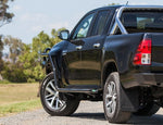 Hilux Revo 2015+ Steel Side Steps and Rails SSR051