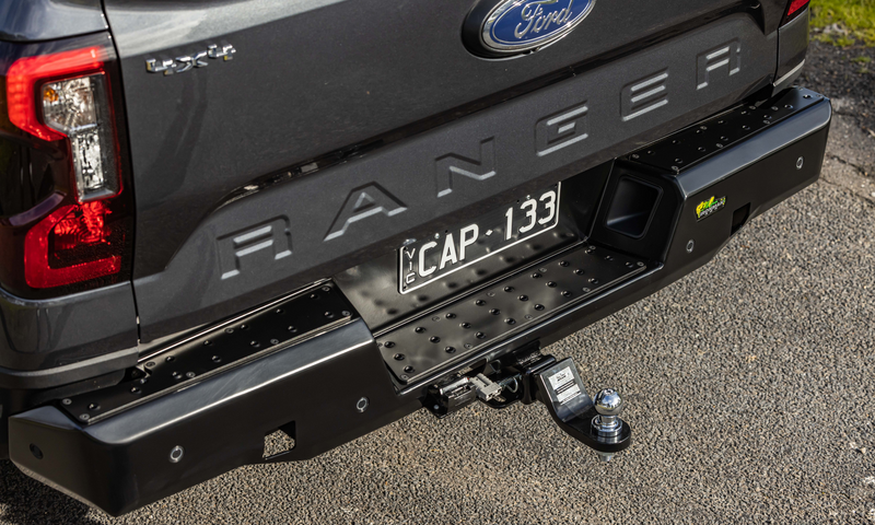 Ford Ranger Rear Tow RTB110 - REAR PROTECTION TOWBAR TO SUIT FORD RANGER NEXT GEN 2022 ...